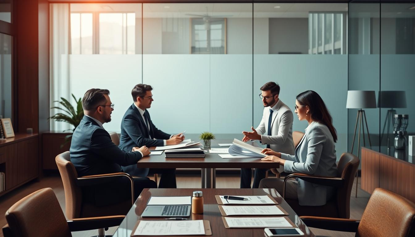 Family elder care planning discussion